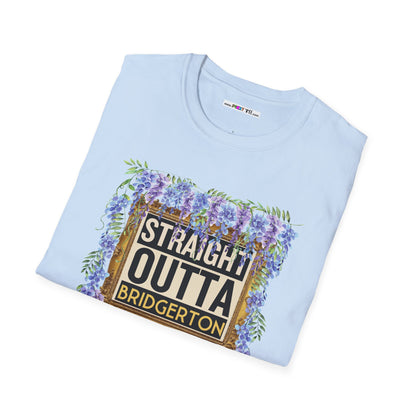 STRAIGHT OUTTA BRIDGERTON Unisex Softstyle 100% Cotton T-Shirt