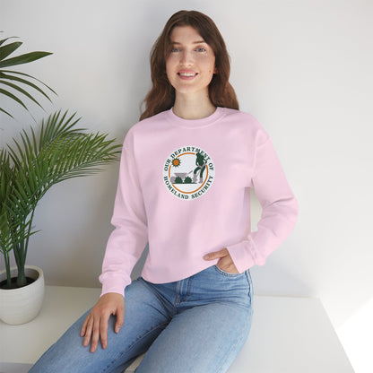 HOMELAND SECURITY (OUR DEPARTMENT OF)  Unisex Heavy Cotton Sweatshirt