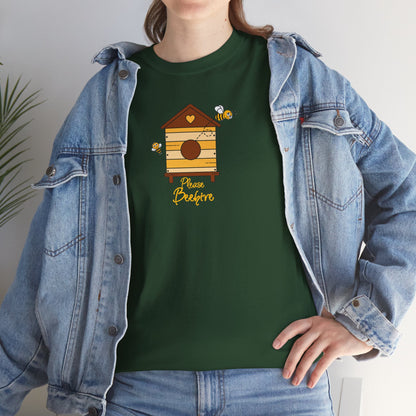 Please Beehive Unisex Heavy Cotton Tee