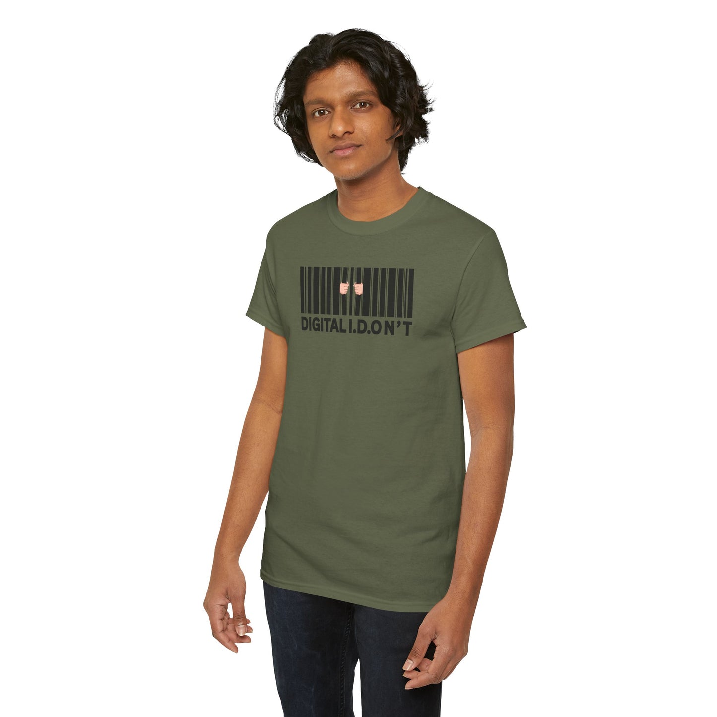 DIGITAL I.D.ON'T Unisex Heavy Cotton Tee
