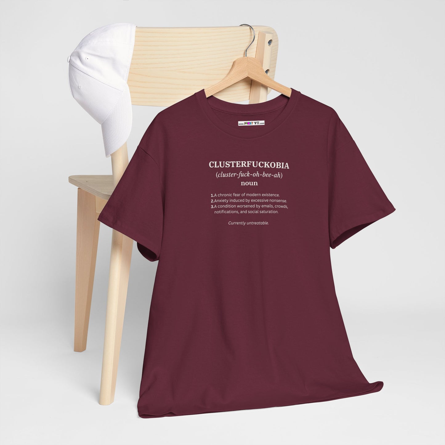 CLUSTERFUCKOBIA Unisex Heavy Cotton Tee