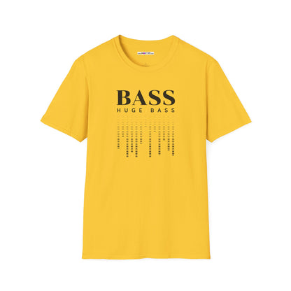 BASS HUGE BASS Unisex Softstyle 100% Cotton T-Shirt