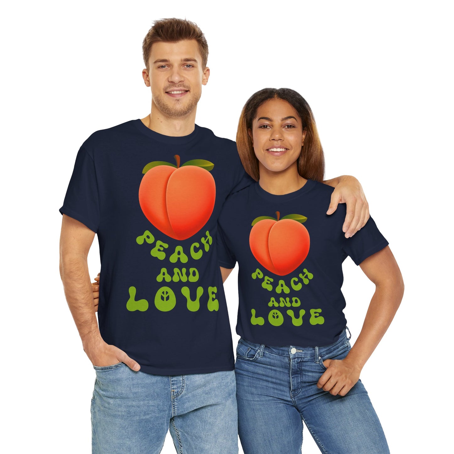 PEACH AND LOVE Unisex Heavy Cotton Tee