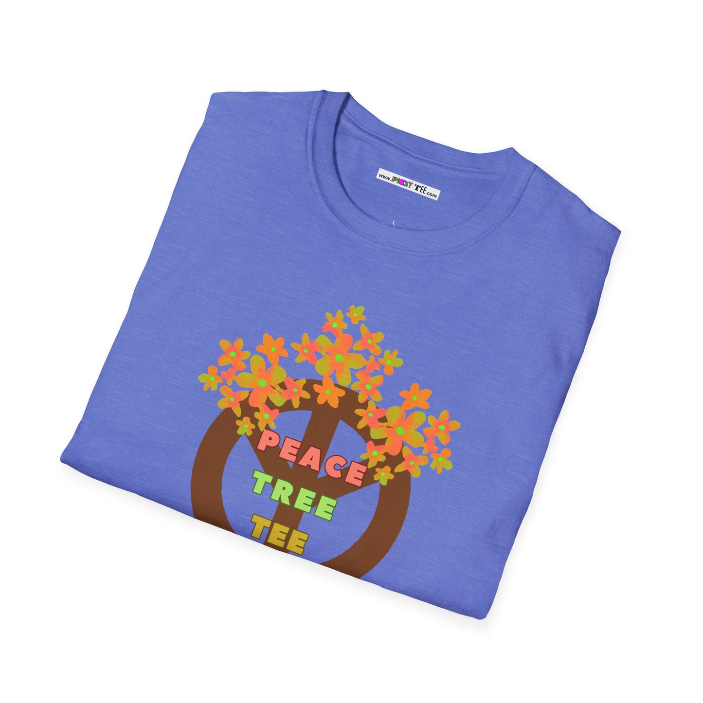 PEACE TREE TEE Unisex Softstyle 100% Cotton T-Shirt