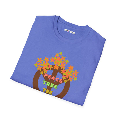 PEACE TREE TEE Unisex Softstyle 100% Cotton T-Shirt