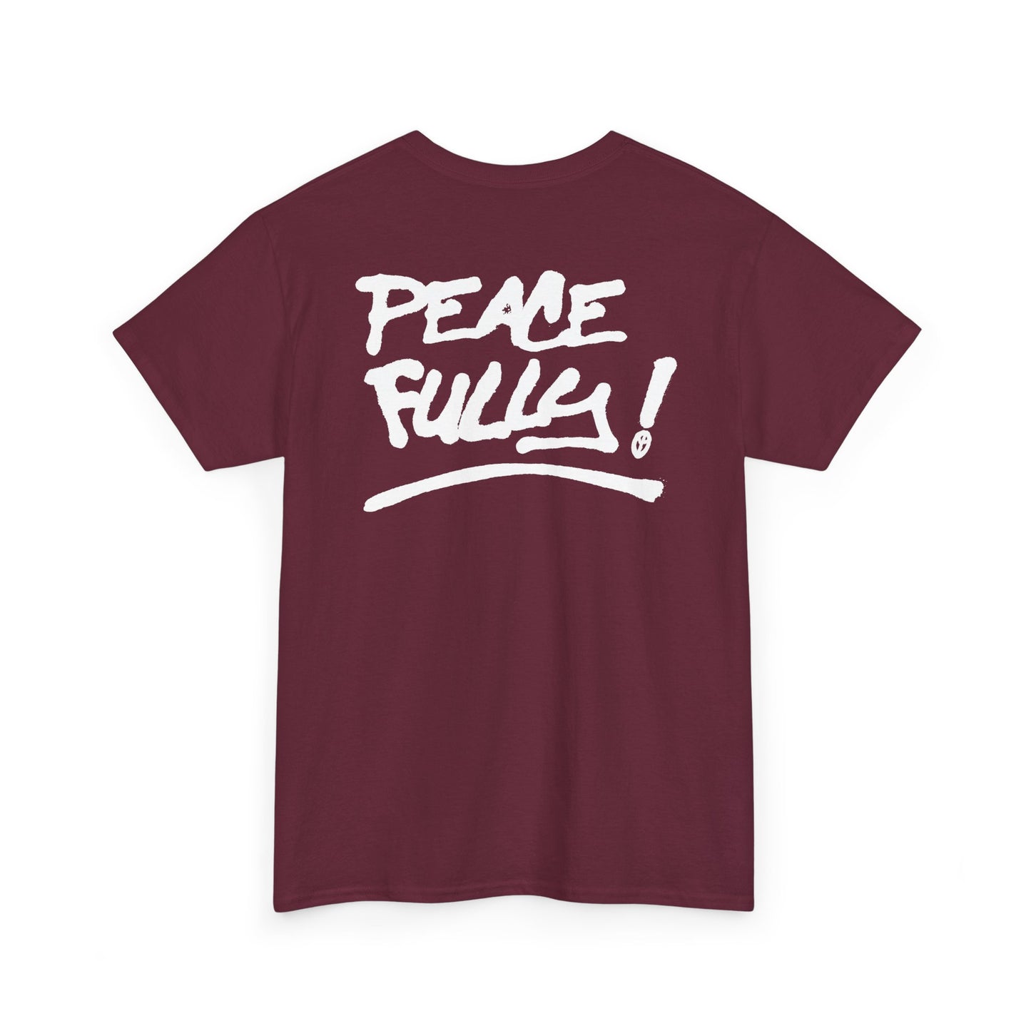 PEACEFULLY! Unisex Heavy Cotton Tee