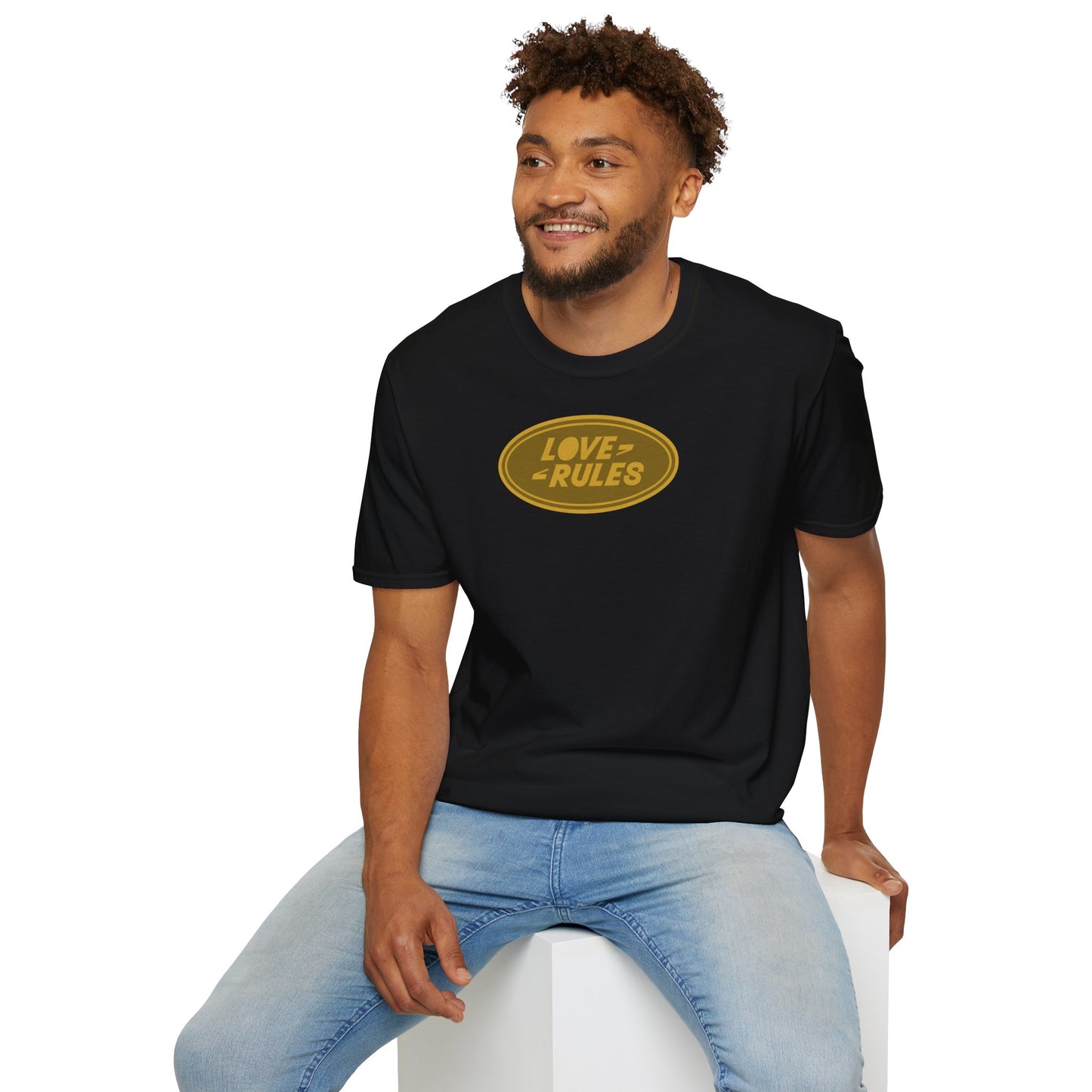 LOVE-RULES Unisex Softstyle 100% Cotton T-Shirt