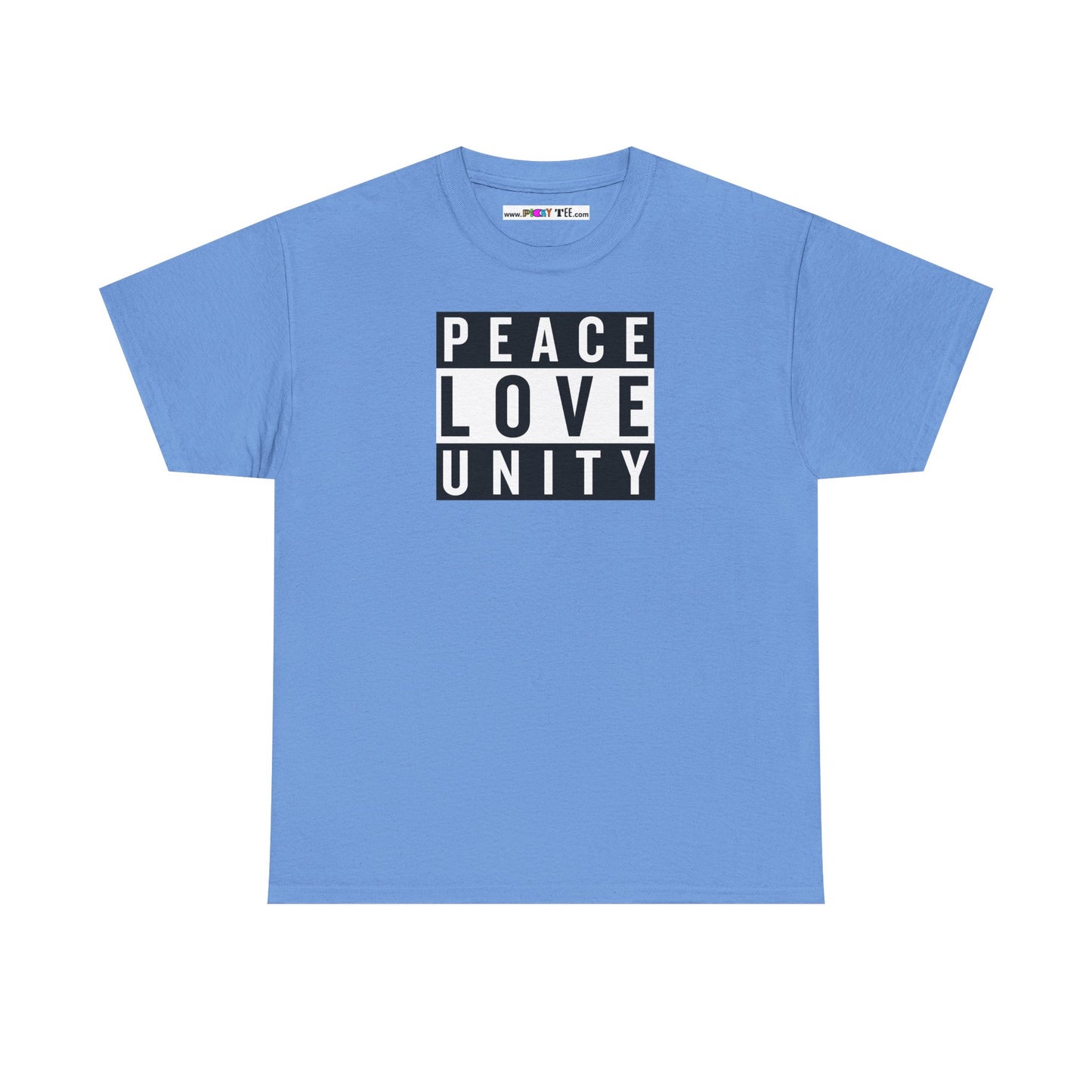 PEACELOVEUNITY Unisex Heavy Cotton Tee