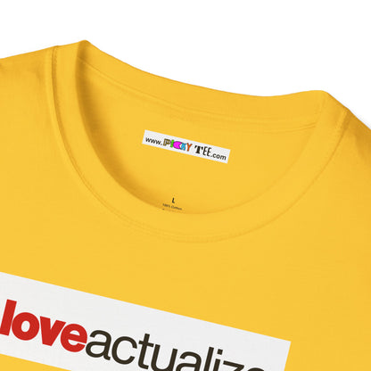 loveactualize Unisex Softstyle 100% Cotton T-Shirt