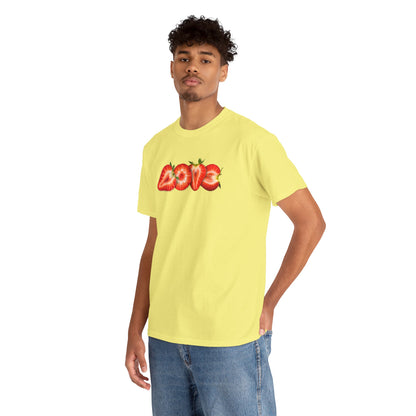 BERRY MUCH LOVE Unisex Heavy Cotton Tee