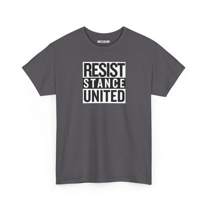 RESIST STANCE UNITED Unisex Heavy Cotton Tee