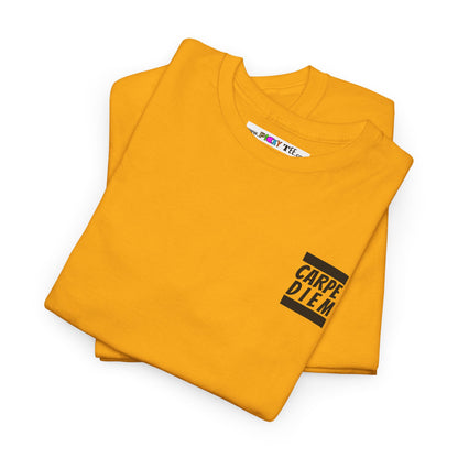 CARPE DIEM "I SEIZE DAY, PEOPLE" Unisex Heavy Cotton Tee