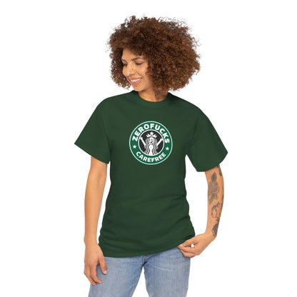 ZEROFUCKS CAREFREE Unisex Heavy Cotton Tee