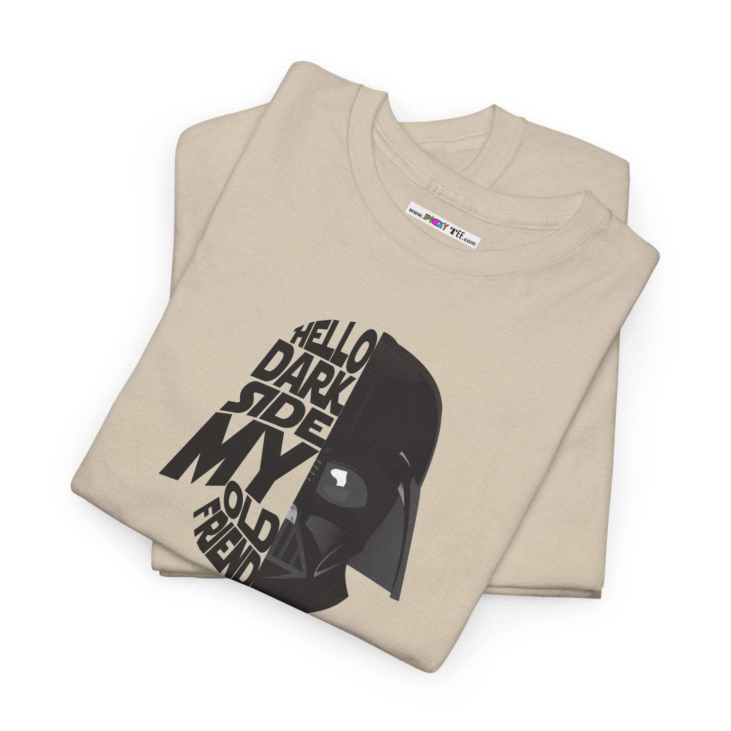 HELLO DARKSIDE MY OLD FRIEND Unisex Heavy Cotton Tee