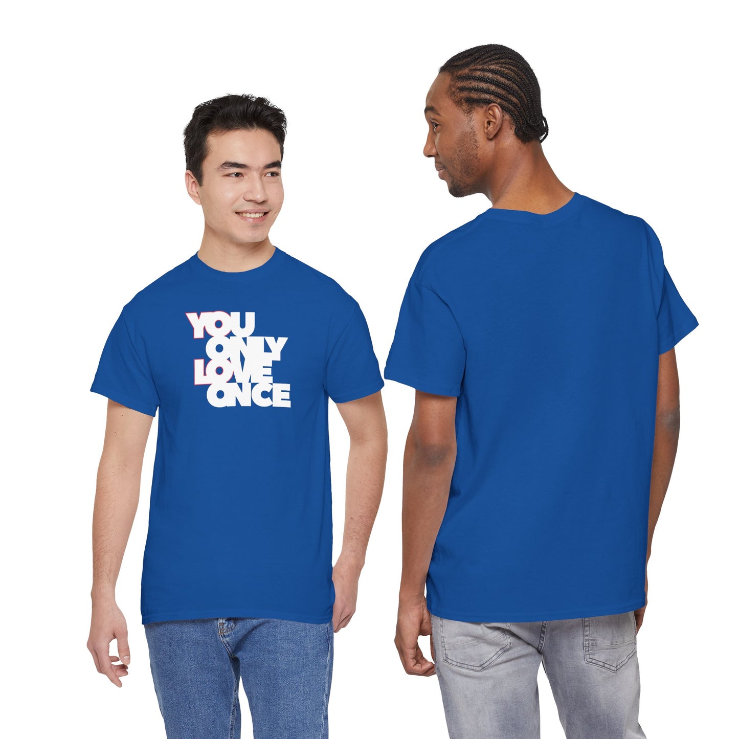 YOLO - YOU ONLY LOVE ONCE Unisex Heavy Cotton Tee