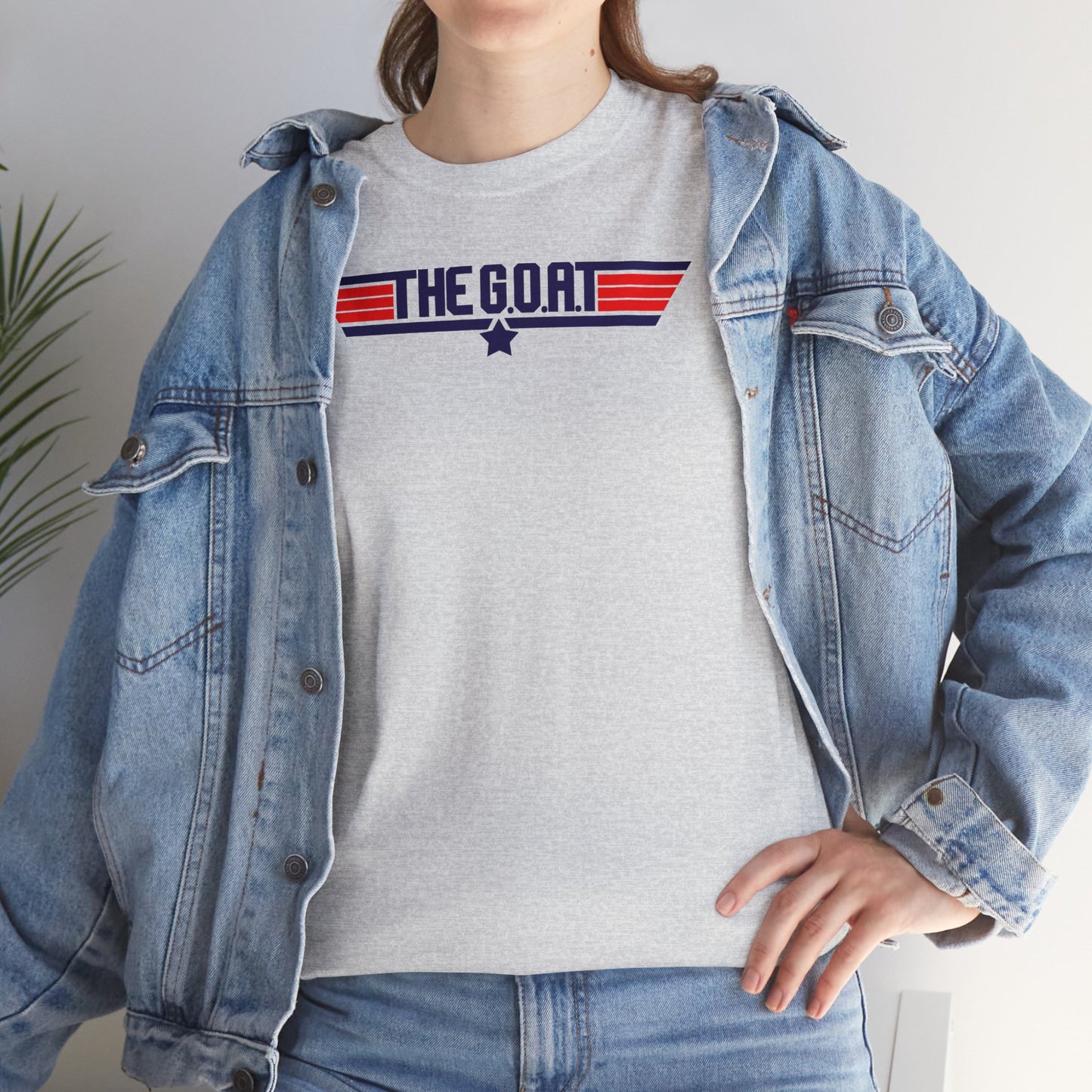 THE G.O.A.T Unisex Heavy Cotton Tee