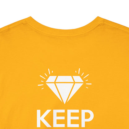 KEEP CRAZY AND SHINE ON Unisex Heavy Cotton Tee