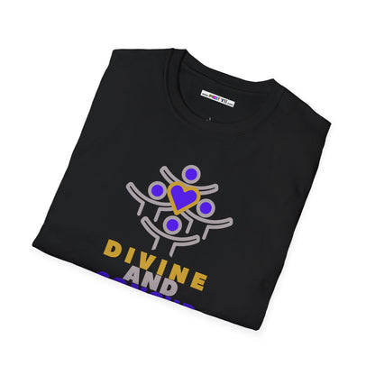 DIVINE AND CONCUR Unisex Softstyle 100% Cotton T-Shirt