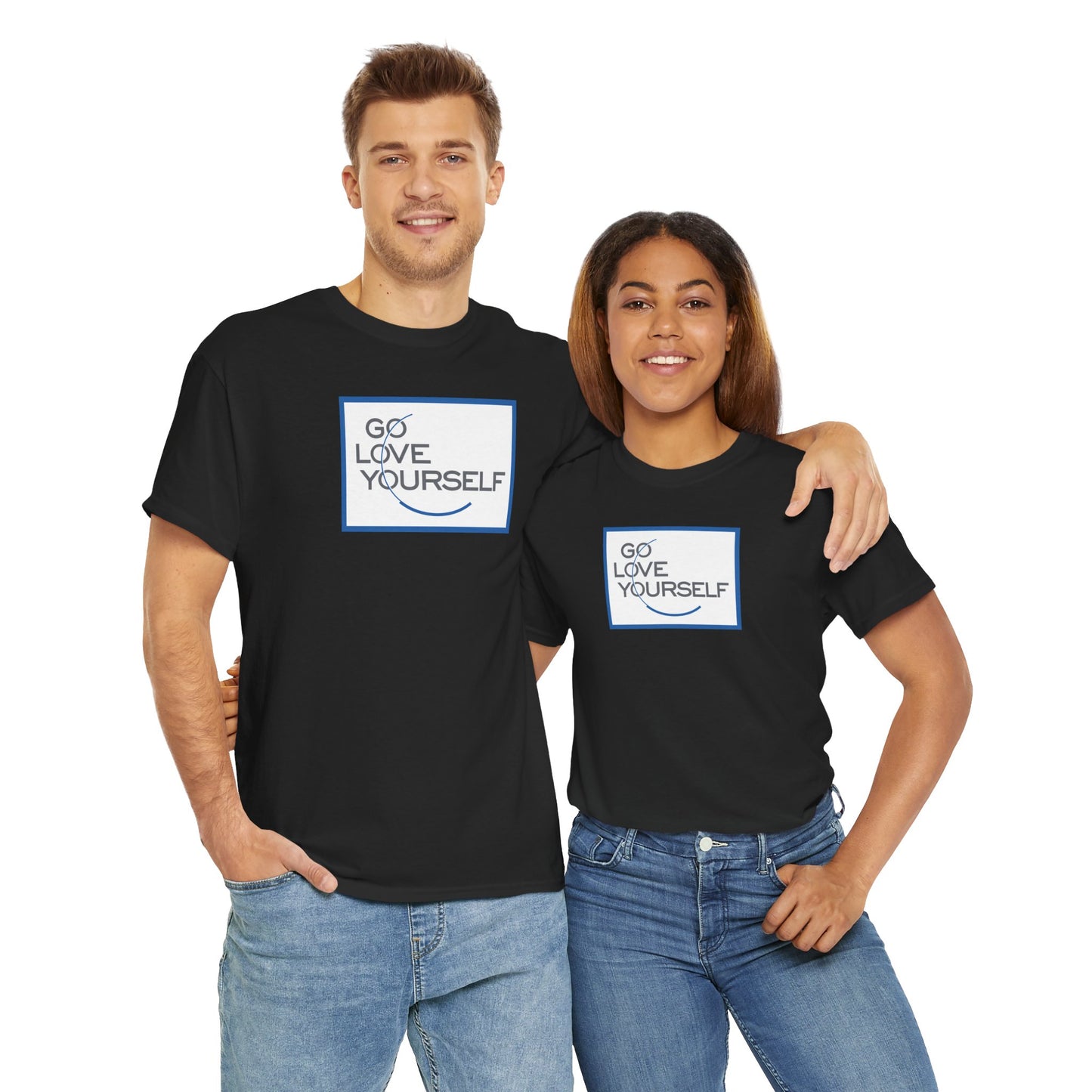 GO LOVE YOURSELF Unisex Heavy Cotton Tee