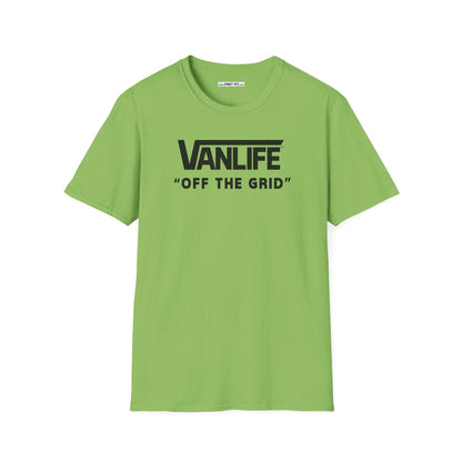 VANLIFE "OFF THE GRID". Unisex Softstyle 100% Cotton T-Shirt