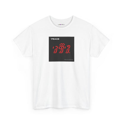 the PEACE ghost in the war-machine Unisex Heavy Cotton Tee