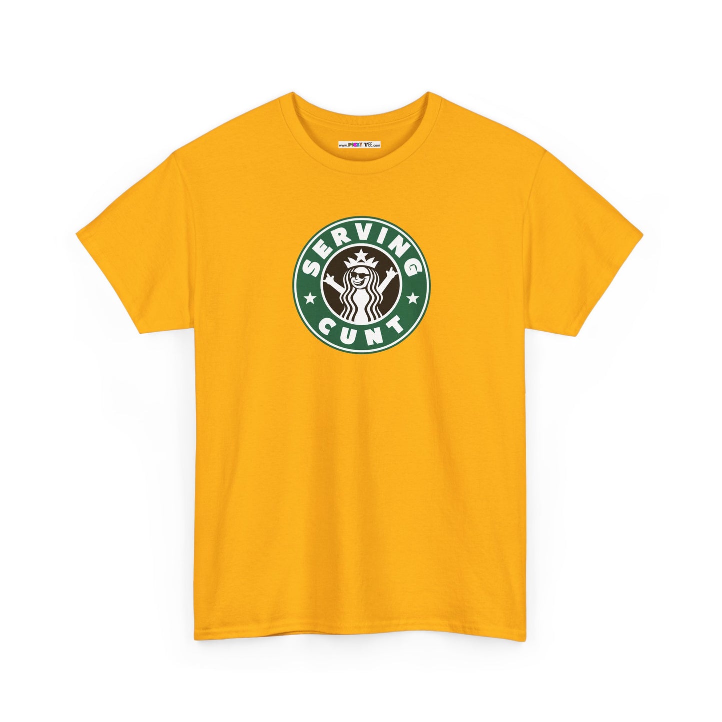 SERVINGCUNT Unisex Heavy Cotton Tee