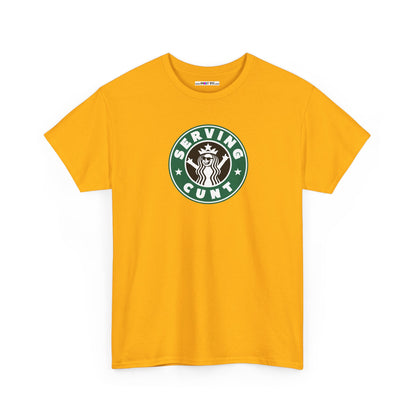 SERVINGCUNT Unisex Heavy Cotton Tee