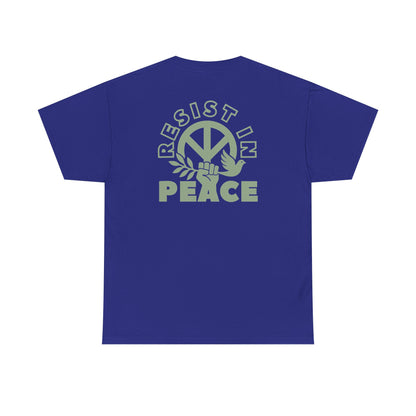 RESIST IN PEACE Unisex Heavy Cotton Tee