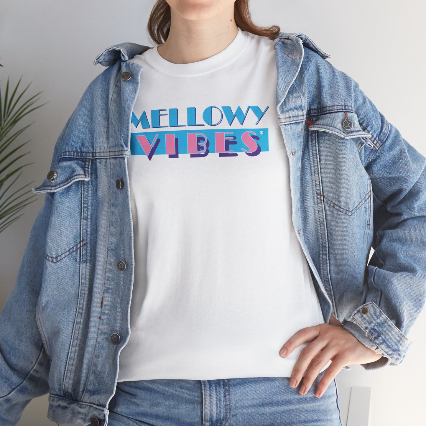 MELLOWY VIBES Unisex Heavy Cotton Tee