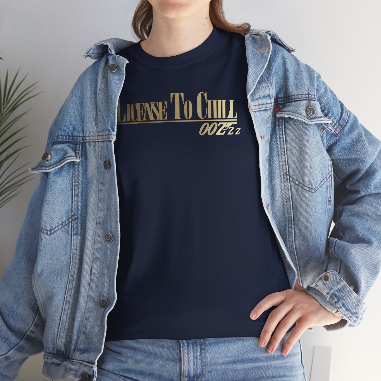 LICENSE TO CHILL 00Zzz Unisex Heavy Cotton Tee