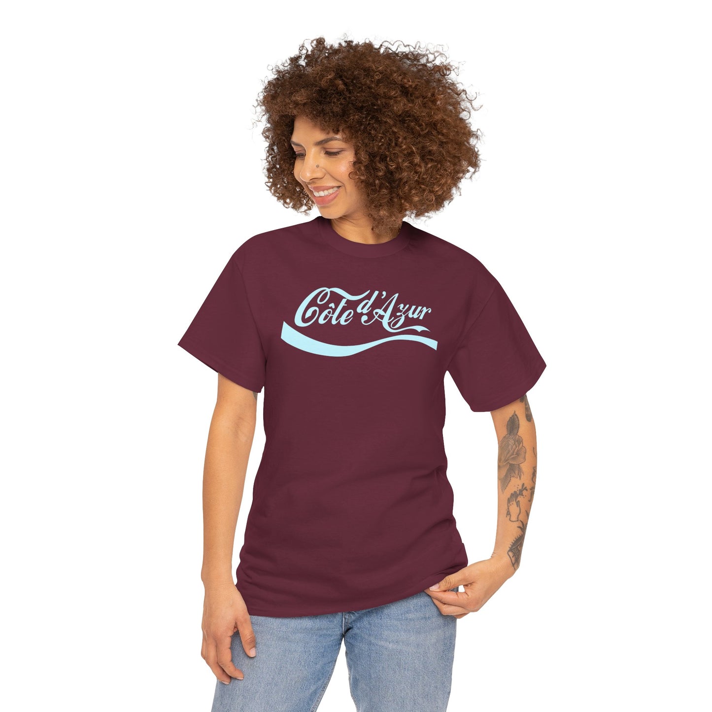 Côte d'Azur Unisex Heavy Cotton Tee