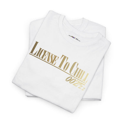 LICENSE TO CHILL 00Zzz Unisex Heavy Cotton Tee