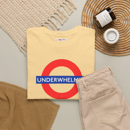 UNDERWHELMED Unisex Heavy Cotton Tee