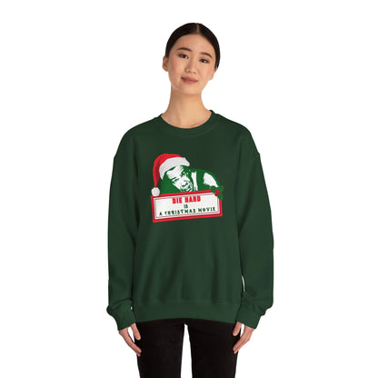 DIE HARD IS A CHRISTMAS MOVIE Unisex Heavy Blend™ Crewneck Sweatshirt