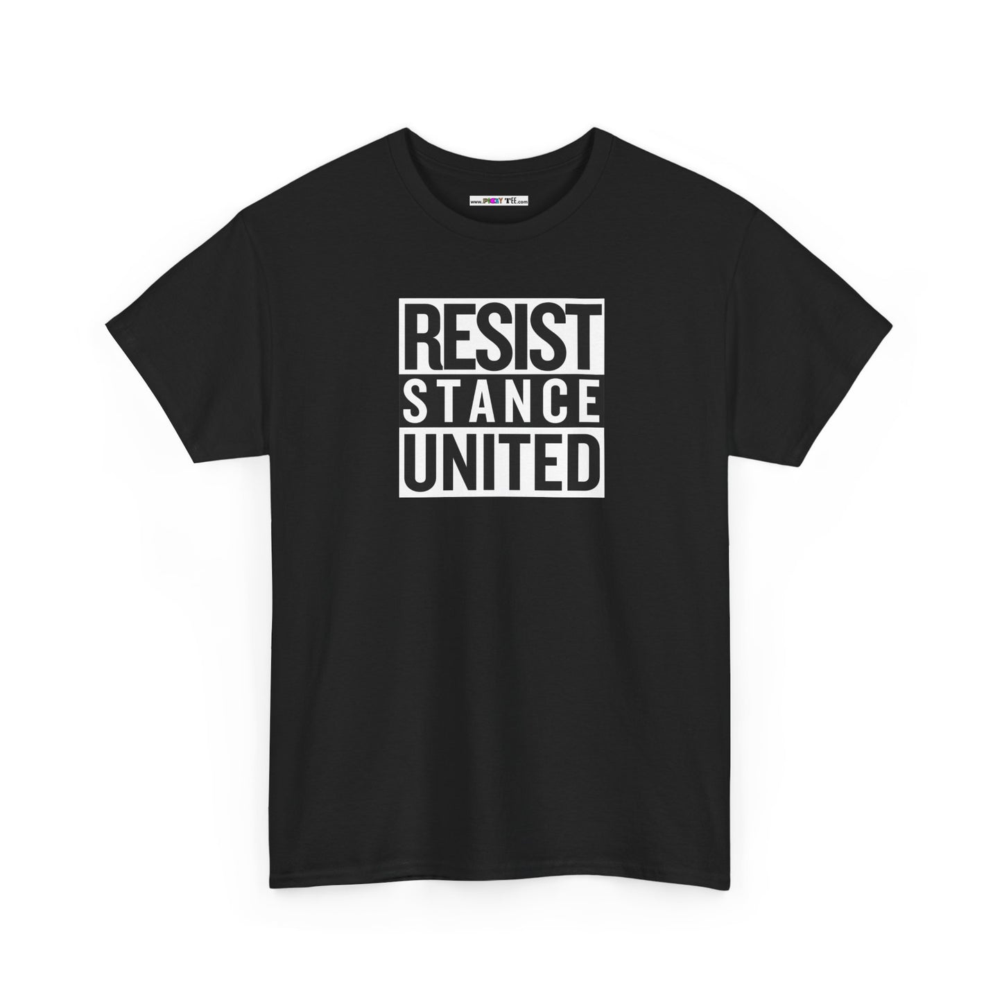 RESIST STANCE UNITED Unisex Heavy Cotton Tee