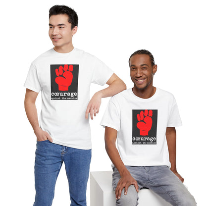 cœurage against the machine Unisex Heavy Cotton Tee