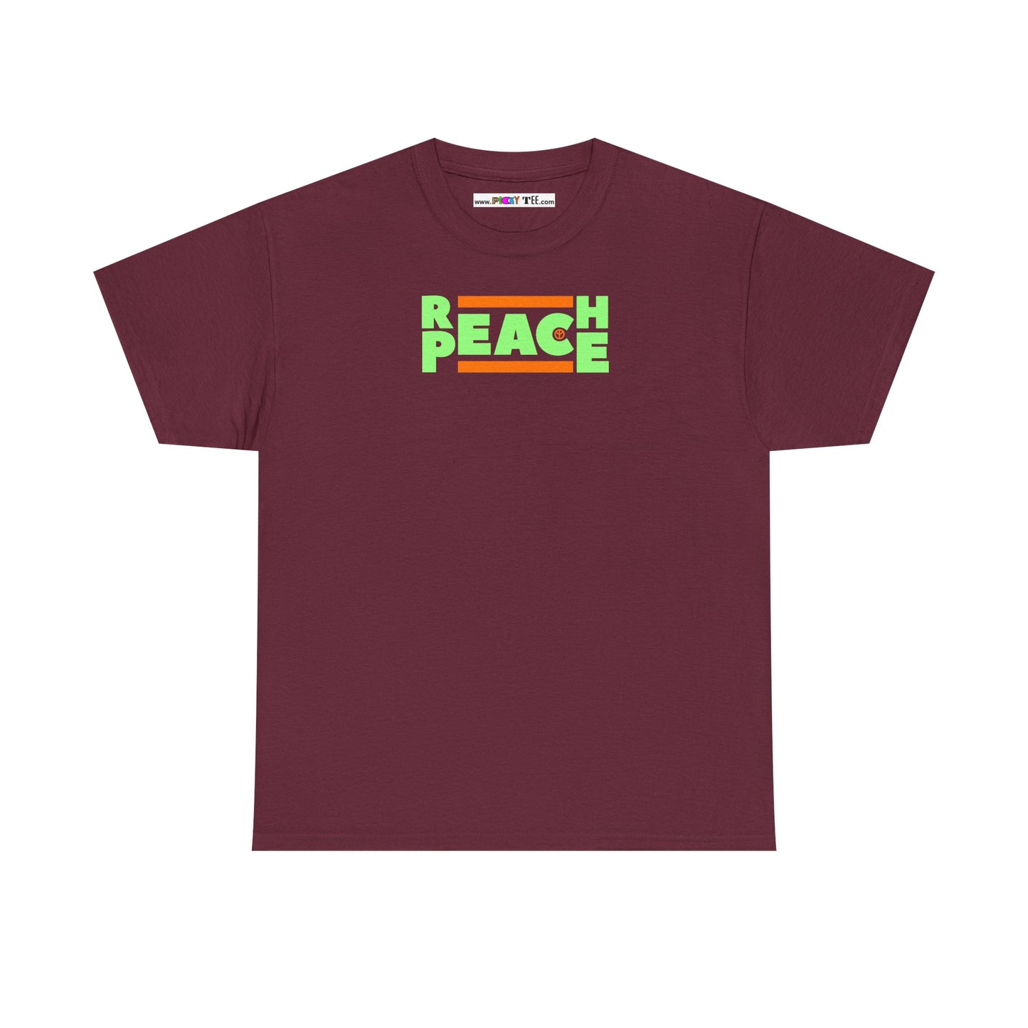 REACH PEACE Unisex Heavy Cotton Tee