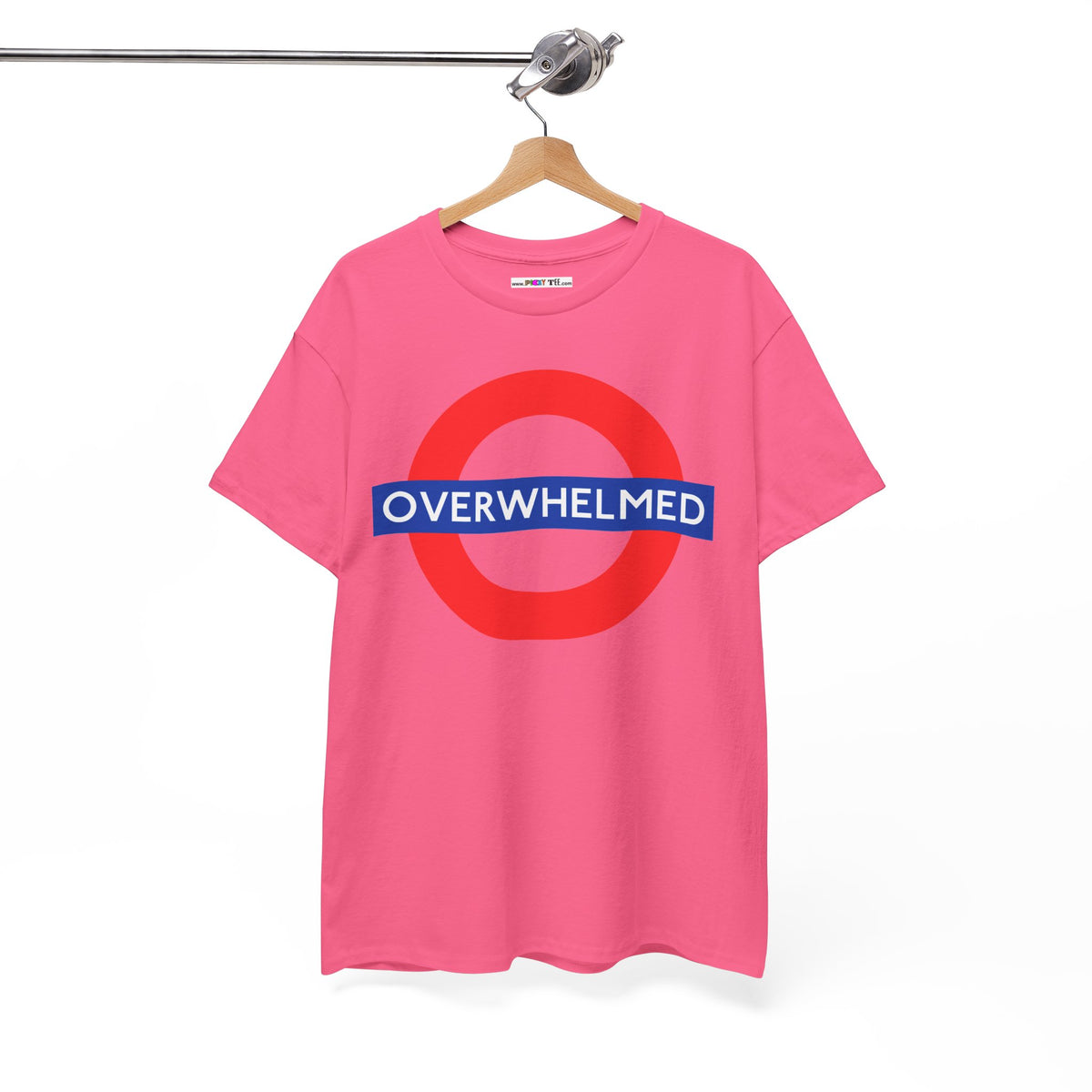 OVERWHELMED Unisex Heavy Cotton Tee