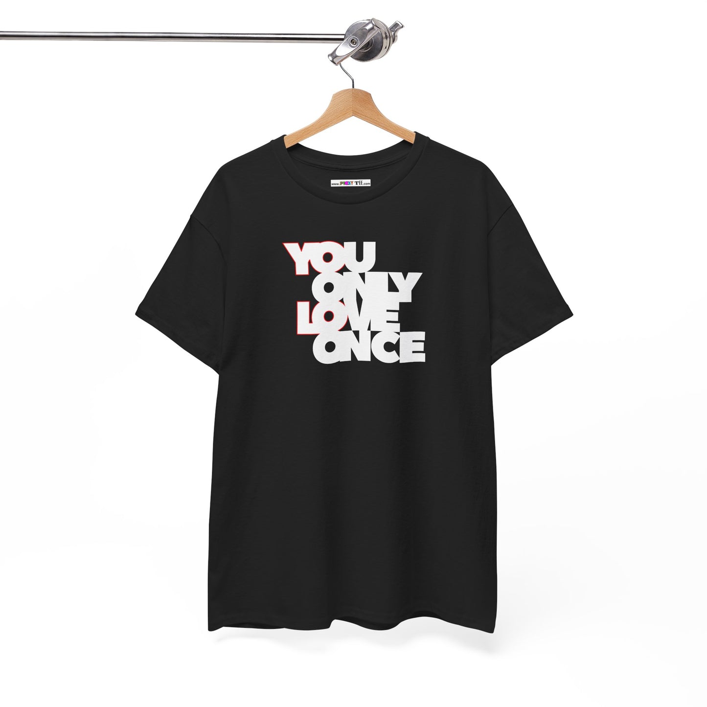 YOLO - YOU ONLY LOVE ONCE Unisex Heavy Cotton Tee