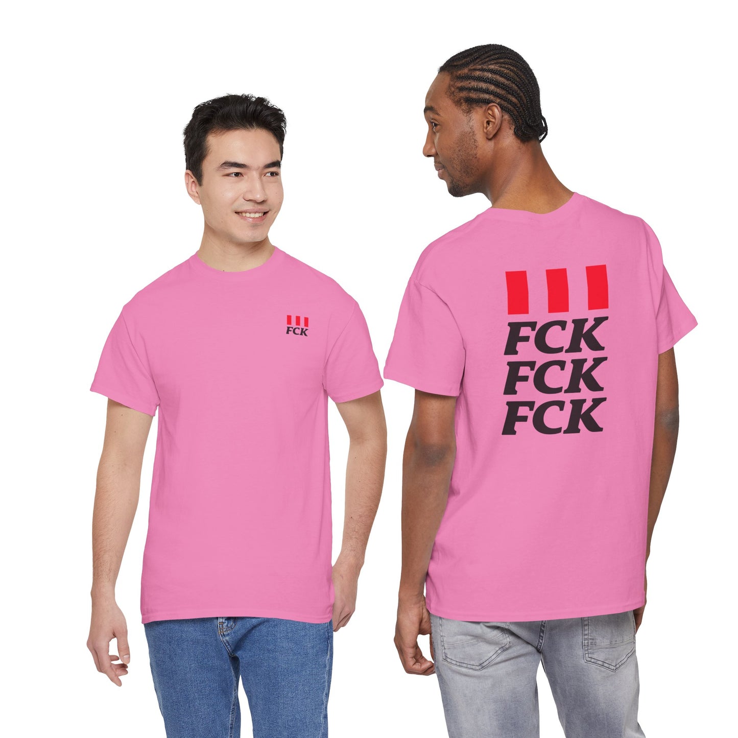 FCK FCK FCK Unisex Heavy Cotton Tee