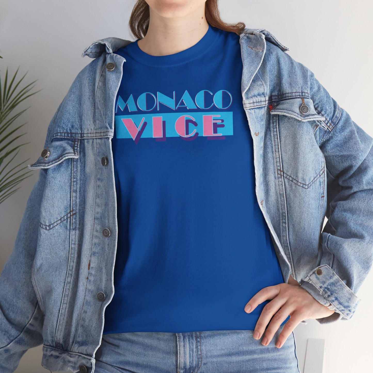 MONACO VICE Unisex Heavy Cotton Tee