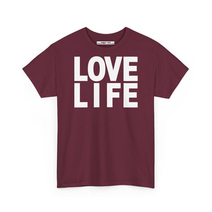 LOVE LIFE Unisex Heavy Cotton Tee