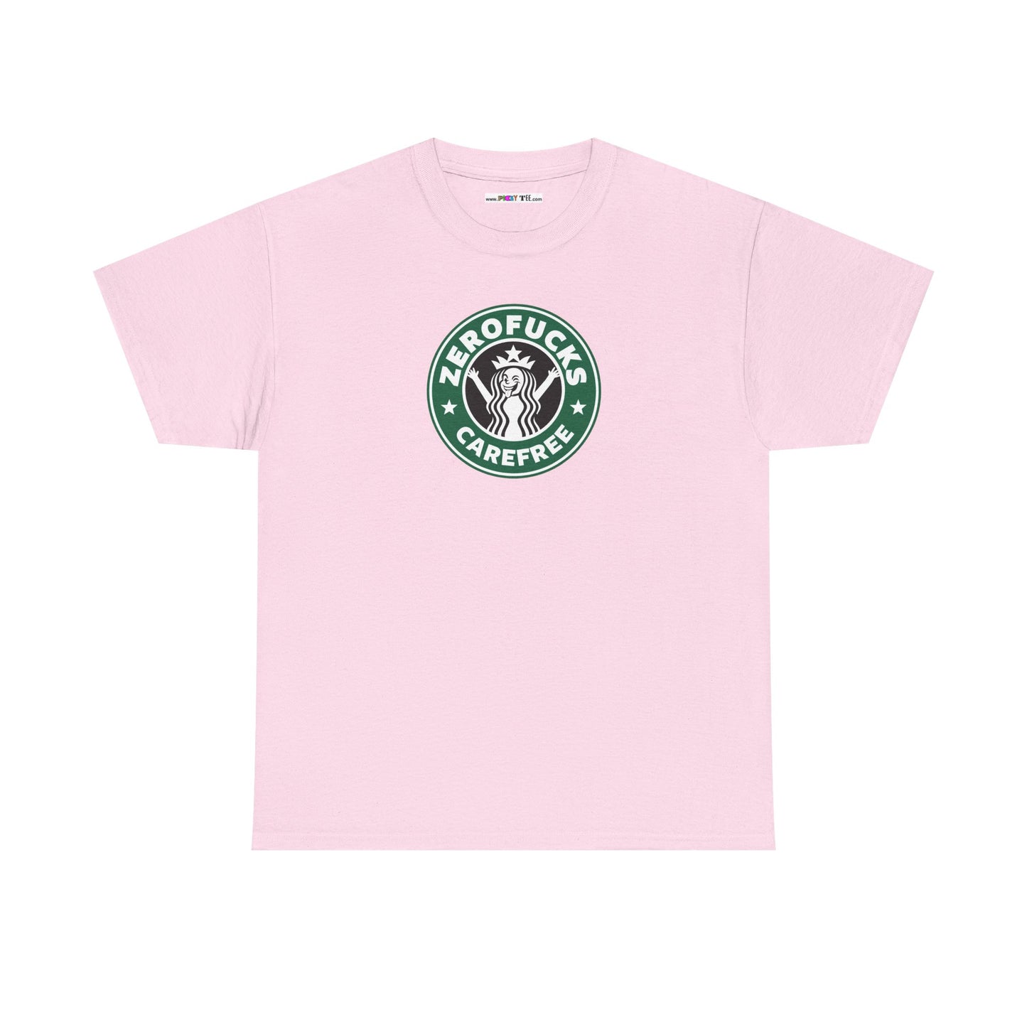 ZEROFUCKS CAREFREE Unisex Heavy Cotton Tee