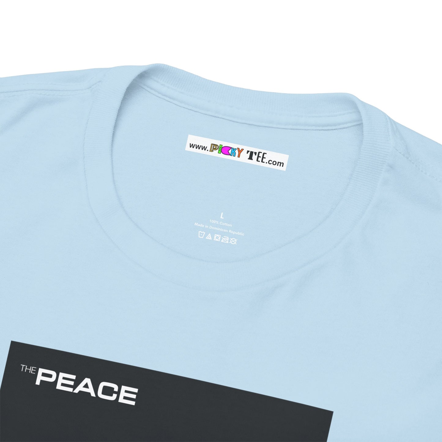 the PEACE ghost in the war-machine Unisex Heavy Cotton Tee