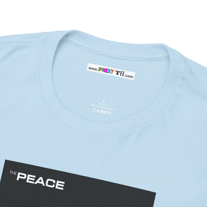 the PEACE ghost in the war-machine Unisex Heavy Cotton Tee