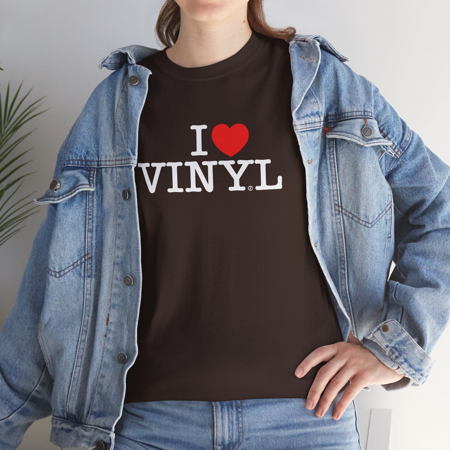 I ❤️ VINYL Unisex Heavy Cotton Tee