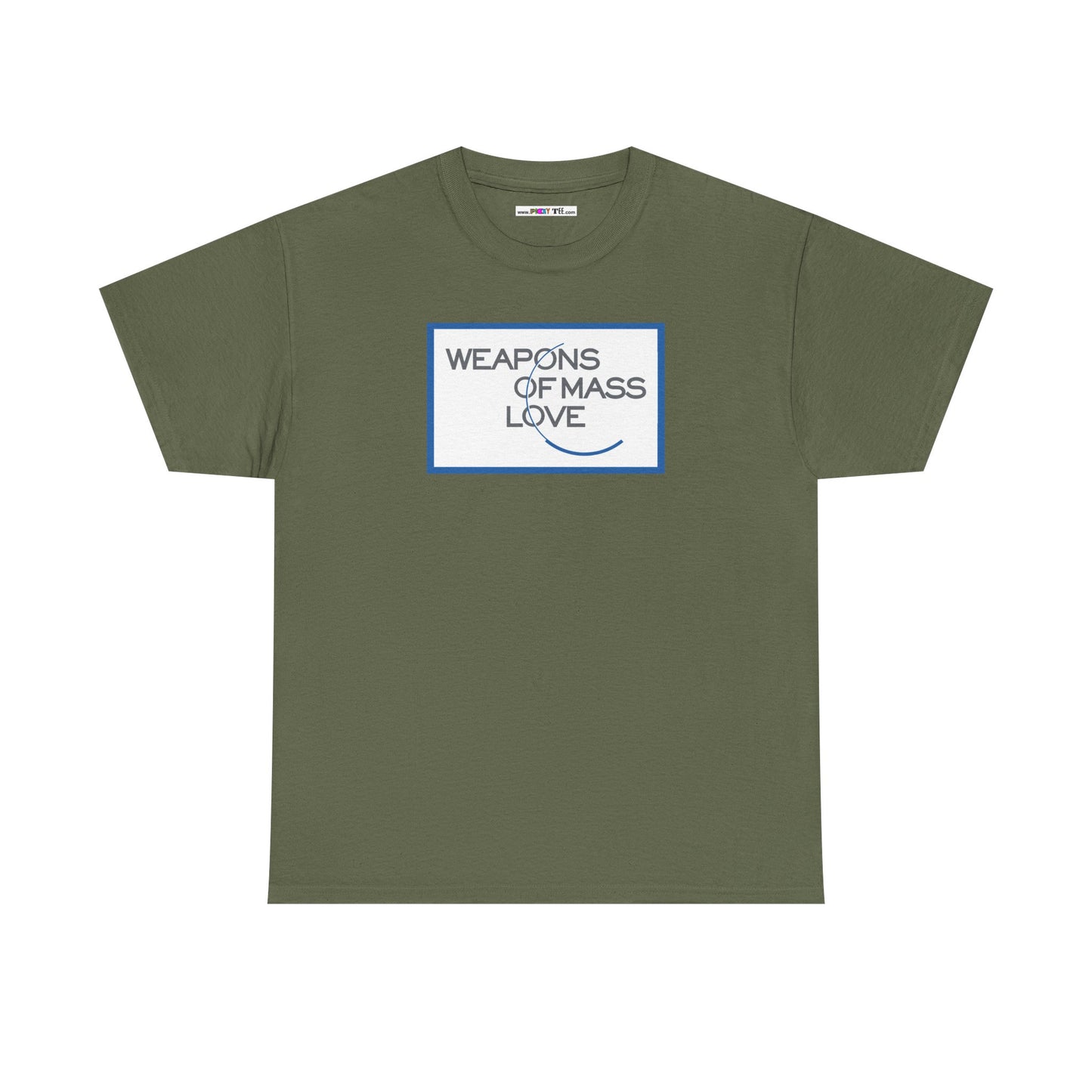 WEAPONS OF MASS LOVE Unisex Heavy Cotton Tee