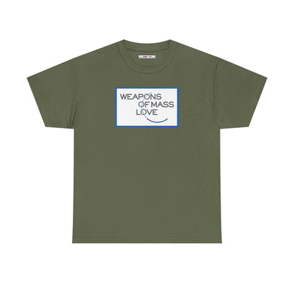 WEAPONS OF MASS LOVE Unisex Heavy Cotton Tee