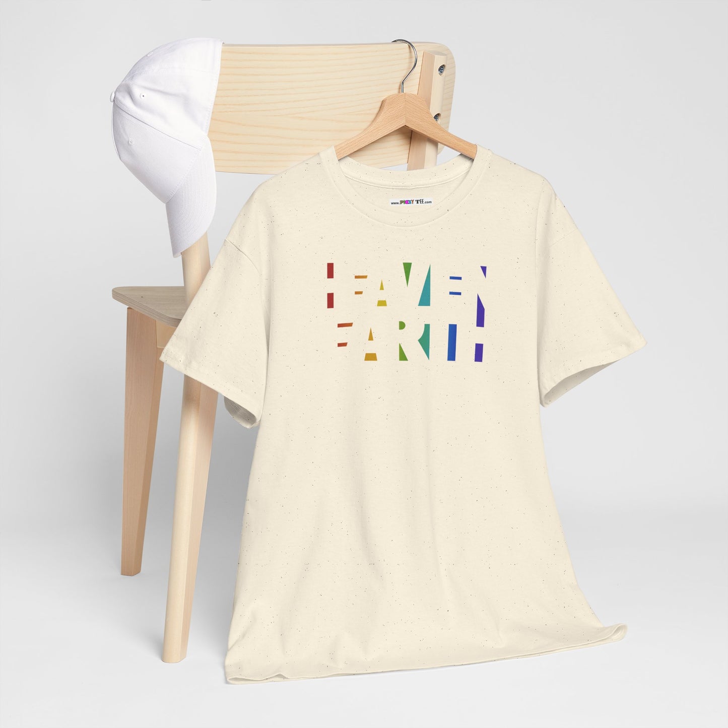HEAVEN ON EARTH Unisex Heavy Cotton Tee — here now.