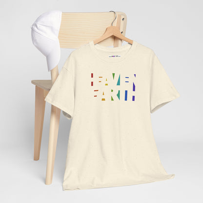 HEAVEN ON EARTH Unisex Heavy Cotton Tee — here now.